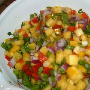 Pineapple Slaw "After"