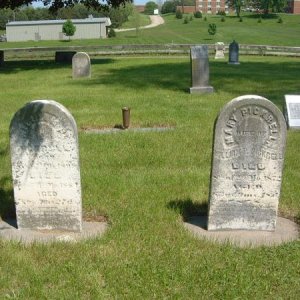 great great great grandparents in Friends Cemetery in Oskaloosa Iowa