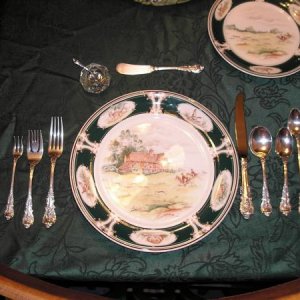 Noritake Pursuit China
Sterling Wallace Sir Christopher

Irish Pattern used for St Paddys Day