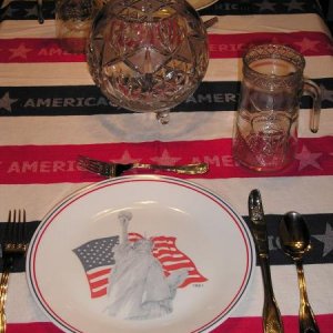 July 4th Holiday Dinnerware