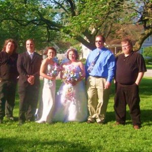 my family at my sisters wedding