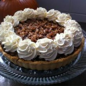 Walnut topped Pumpkin Pie
