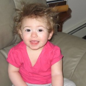 Just thought I"d share my 13 month old daughter Chayse. This was after she woke up as you can see with her hair "lol".