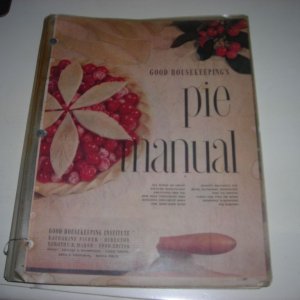 Here is the Pie Manual from my grandmother. She gave it to me a while ago and I use it all the time. It has so many wonderful pie recipes inside, I am