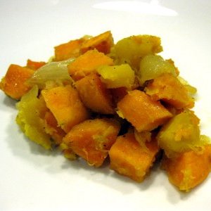 Gingered Winter Squash and Sweet Potatoes