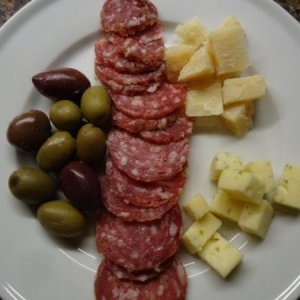 A great Antipasti plate before before