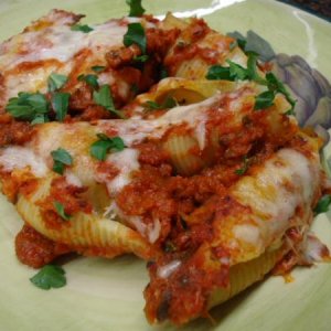 Meat and Cheese Stuffed Shells