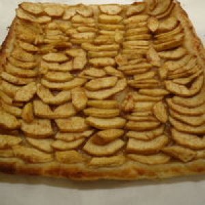 My first attempt at fresh Apple Tart with Puff Pastry