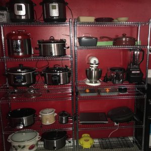 Toy Rack - Can we really have too many cooking toys?