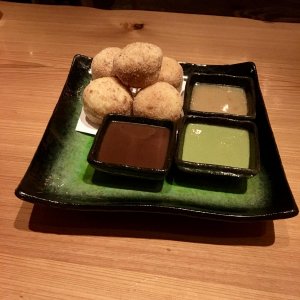 Japanese Donuts with Dipping Sauces