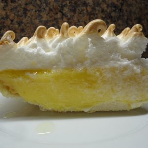 meyer lemon meringue pie slice, mmm!