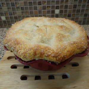 Individual Deep Dish Apple Pie for DH