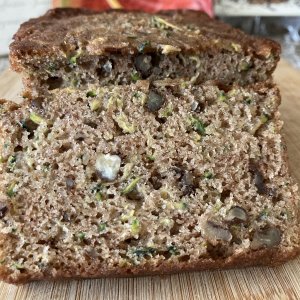 Zucchini Bread with chopped Pecans