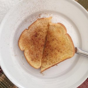 As a kid, the first "dish" I ever made was Cinnamon Toast!