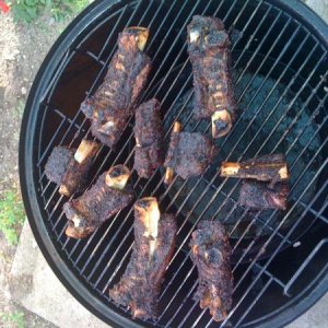 Beef Ribs smoked to perfection