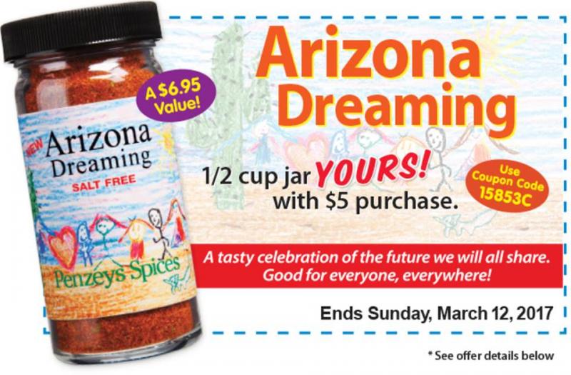 Penzeys coupons for free seasonings! Discuss Cooking Cooking Forums