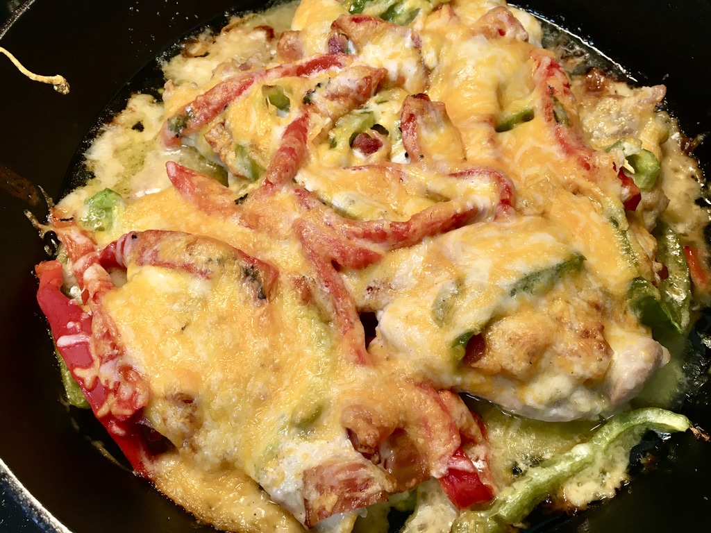 Bacon Ranch Chicken with Peppers