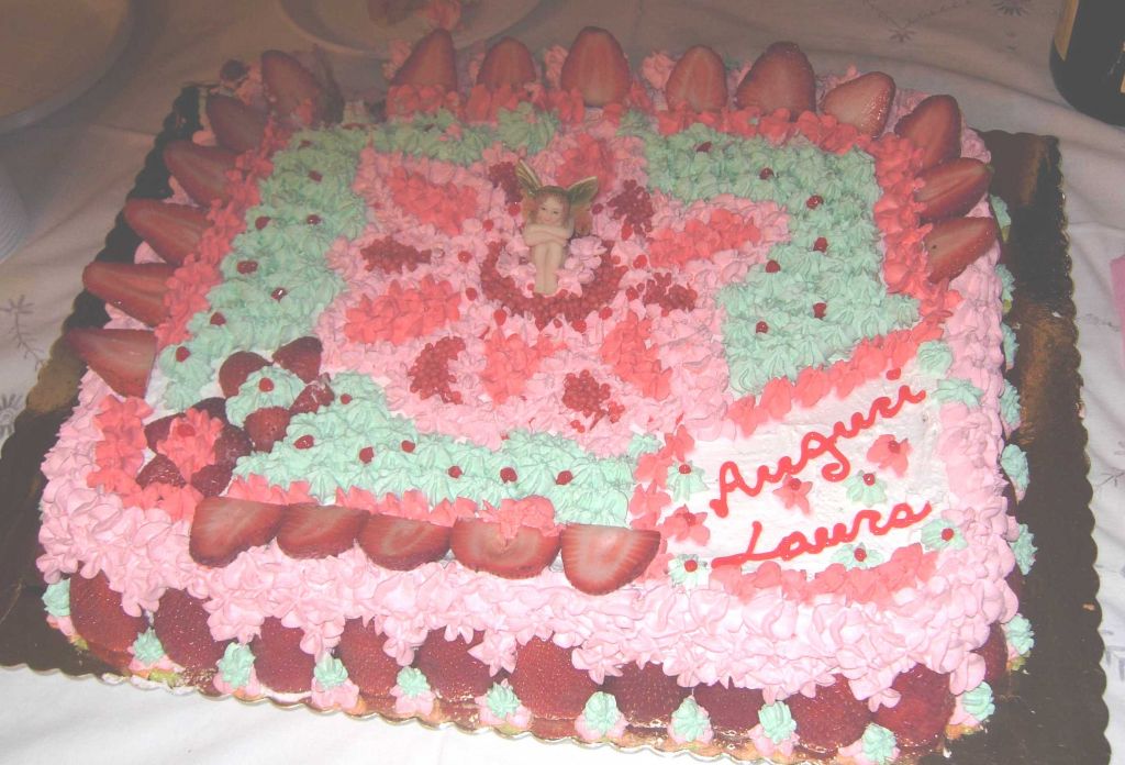 Birthday cake for my cousin Laura with fairy