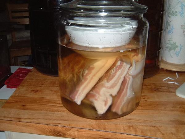brining pork side for bacon