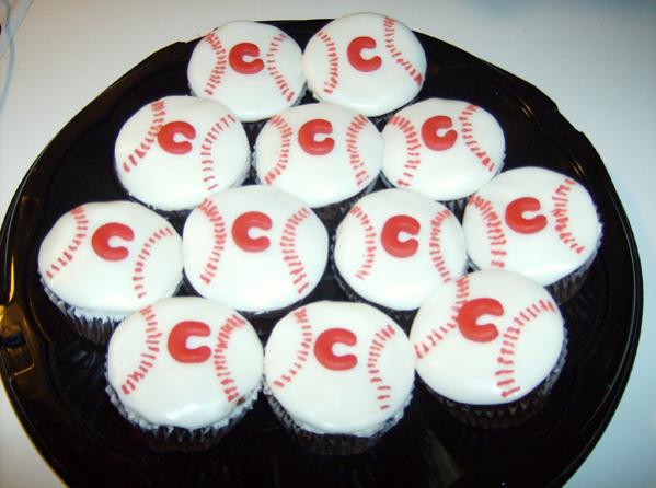 Cupcakes for a 12 year-old's birthday party at a local baseball team's game.  C is for the Vancouver Canadians!