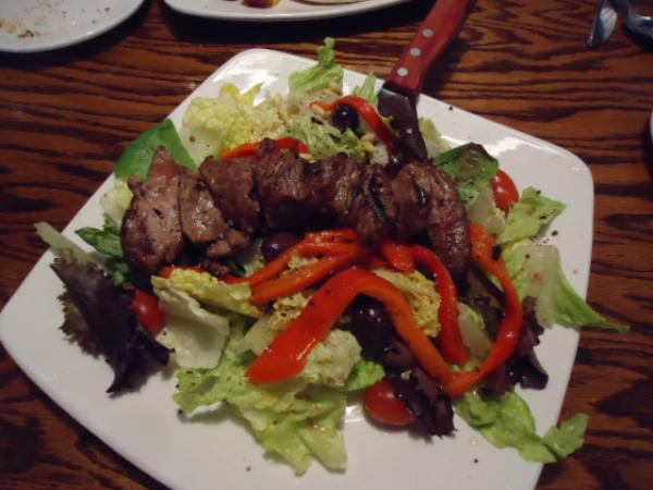 Dinner out - Murphy's in Prescott Arizona, Steak Salad, MAN!