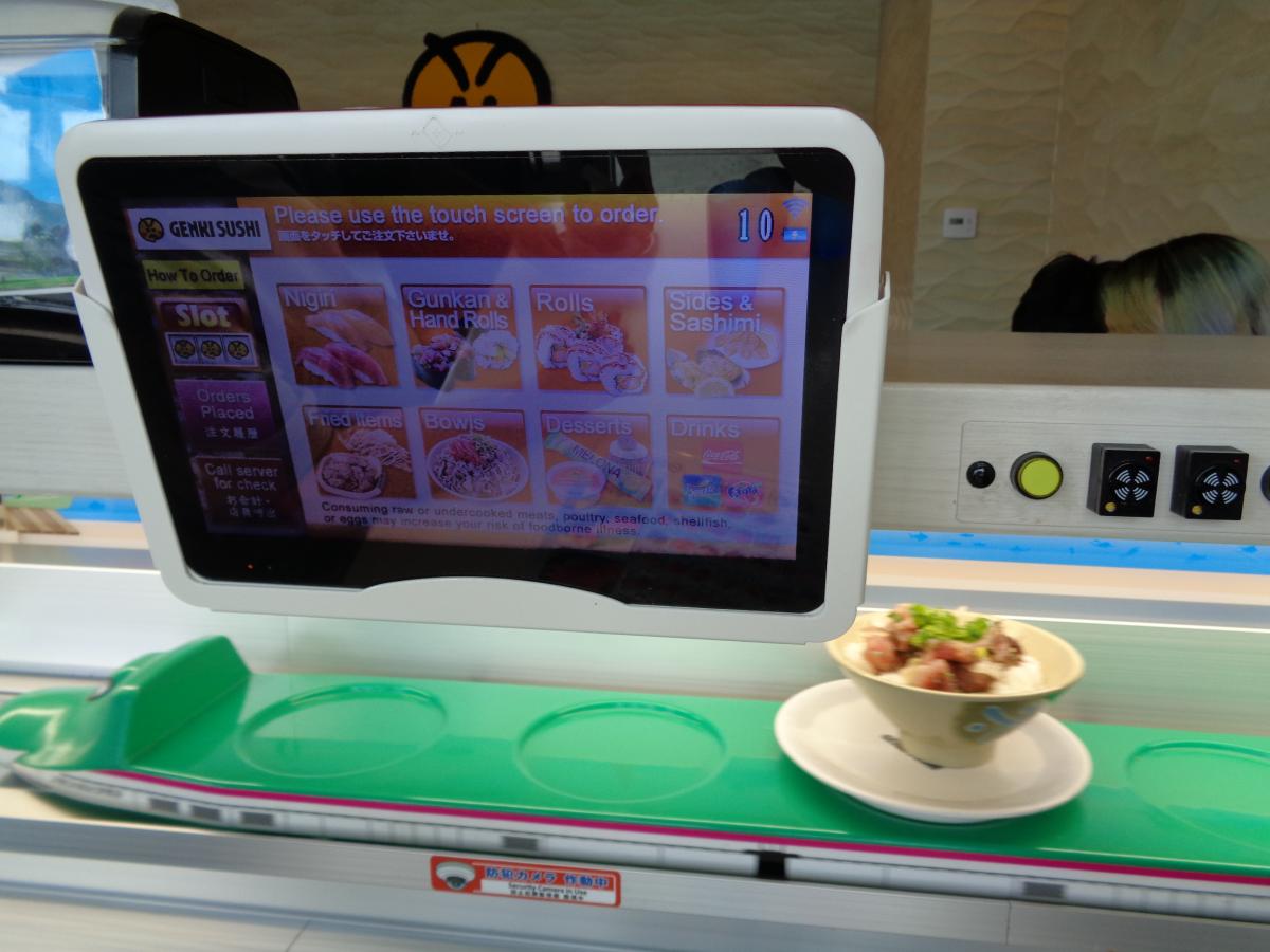 Genki Sushi has changed how you order... it's automated viaan IPad!
