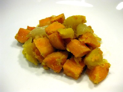 Gingered Winter Squash and Sweet Potatoes