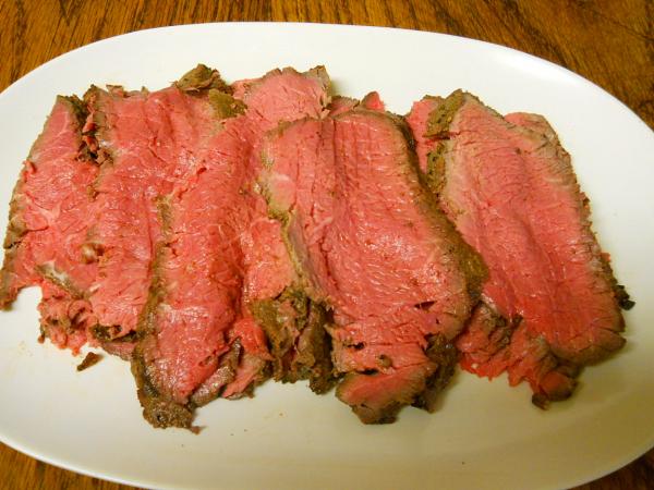 Grilled marinated London Broil
