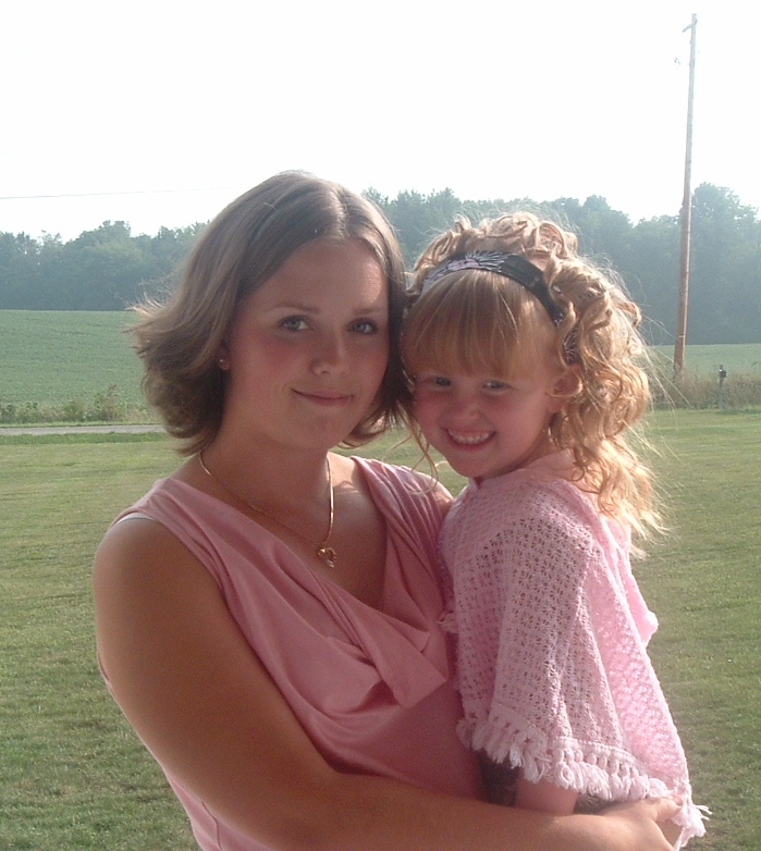 Here is a pic of my daughter and I this past Summer! She will be 4 in March! Isn't she the cutest?