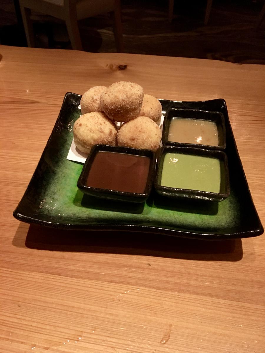 Japanese Donuts with Dipping Sauces