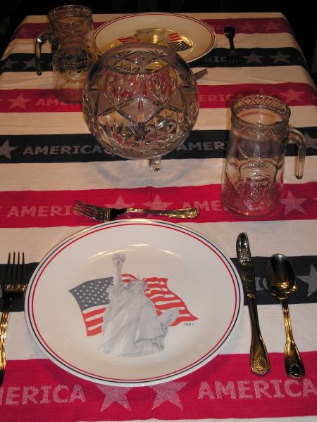 July 4th Holiday Dinnerware