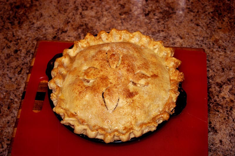 Made this for my all American hubby, he just loves apple pies.  I put currants in it too.