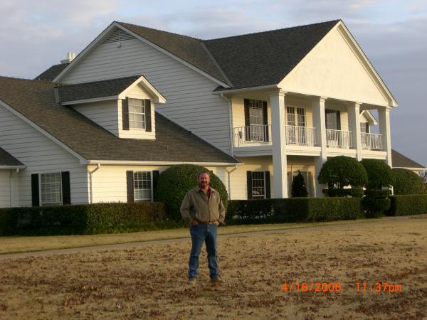 Me in front of South Fork mansion from the Dallas TV show from the 80's.