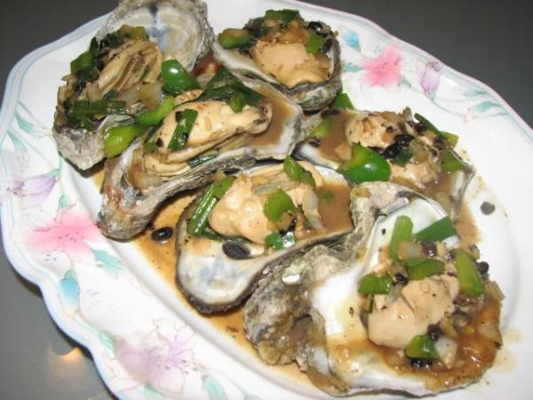 Oysters with Black Bean Sauce