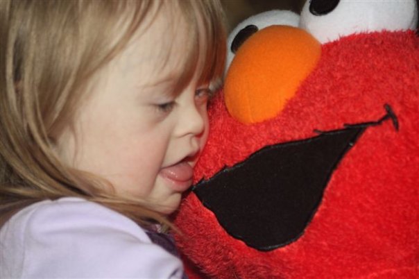 She LOVES Elmo!