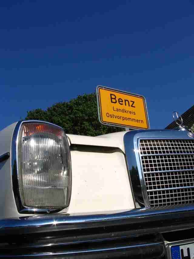 that was during our honeymoon on the Island of Usedom (baltic sea), There is a village called Benz and we HAD to go there... ;o))