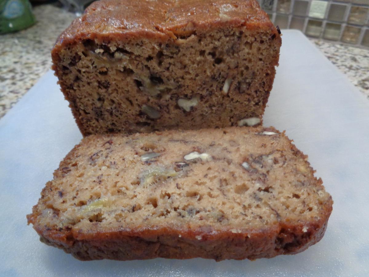 THE best Banana Nut Loaf I've ever made.  I used the BA recipe, try it!