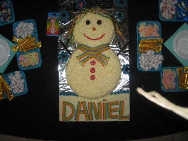 The cake I baked for Daniel.