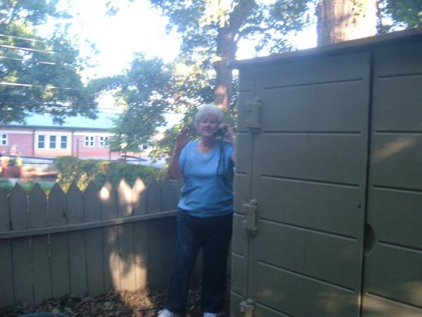 The "Plastic" Shed - but Marge is still in charge!
