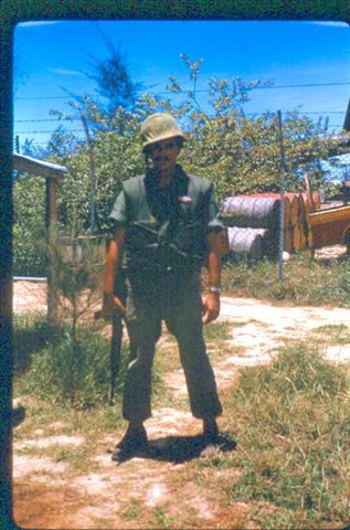 This is a picture of Marge/Dove's husband Paul in Vietnam in 1966.