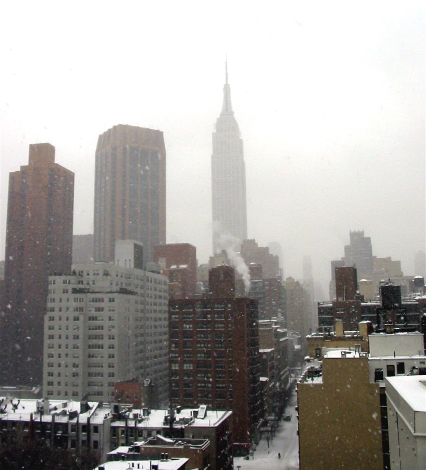 This was taken in 2003 from our roof during our winter blizzard.