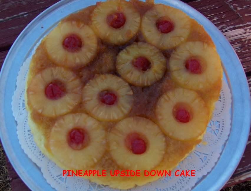 This was the first pineapple upside down cake I ever made.  I was SO surprised when it came out perfectly.
