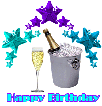 Champagne Happy Birthday.gif