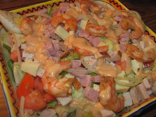 Chef Salad , Shrimps, 1000 Island Dressing.jpg