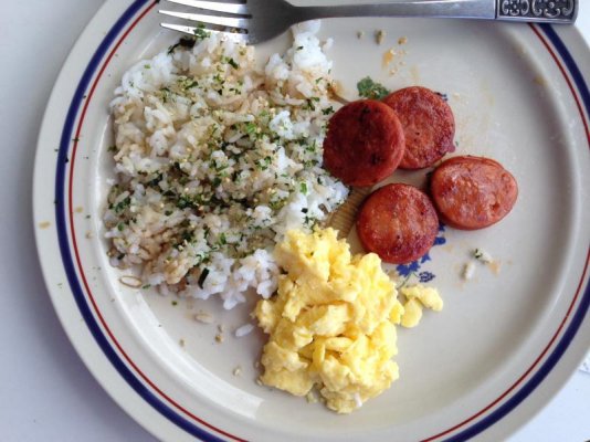 Portugese Sausage Eggs and Rice in Honolulu.jpg