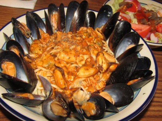 Mussels, Steamed, with Pasta under a Tomato-Garlic Broth.jpg