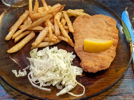 Fish and chips, Stirling's plate.jpg