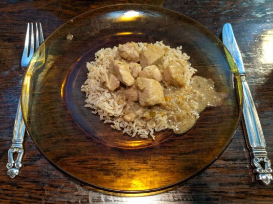 Massaman chicken curry with brown basmati rice.jpg