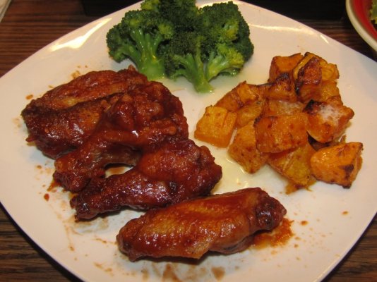 Chicken Wings, BBQ 10-6-22.JPG
