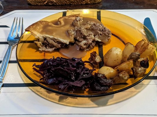 tourtière, roasted sunroots and potatoes, rødkål, and pickled beets.jpg